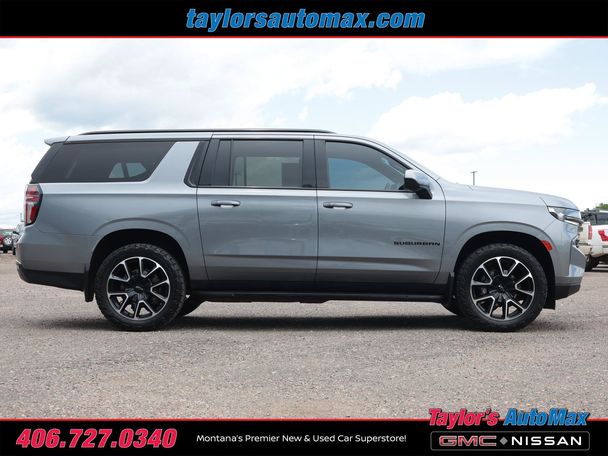 2022 Chevrolet Suburban — rear three-quarter view