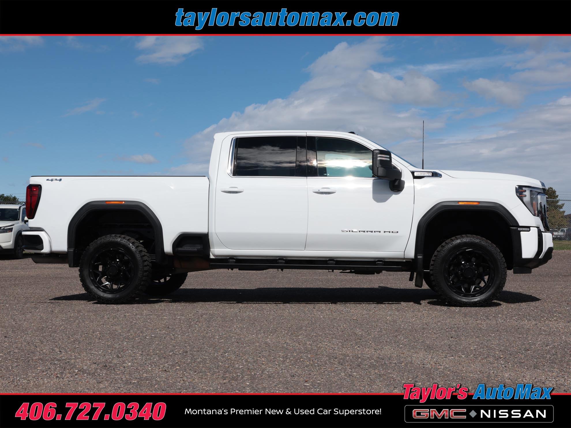 2024 GMC Sierra 2500HD — rear three-quarter view