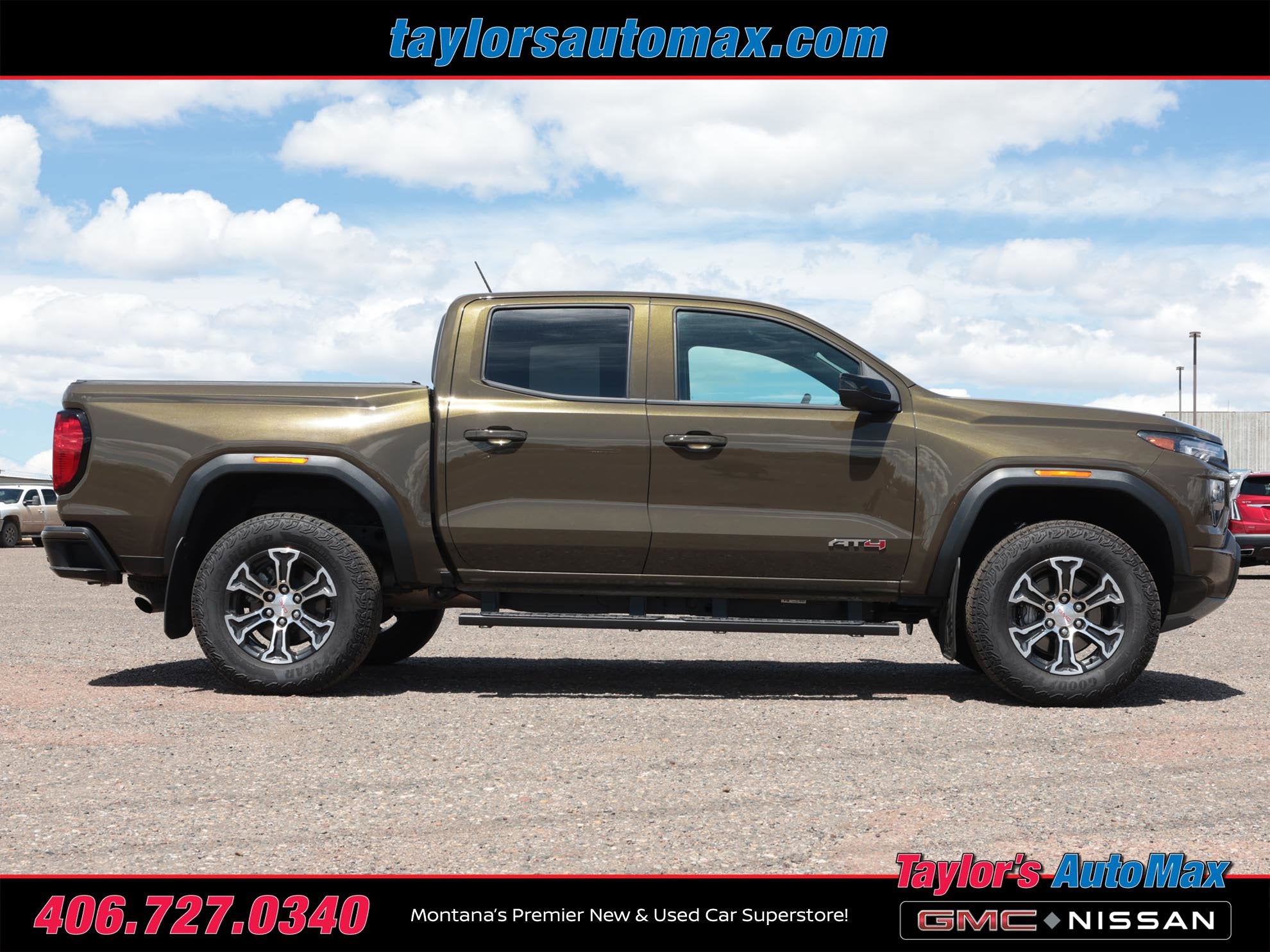 2025 GMC Canyon — rear three-quarter view