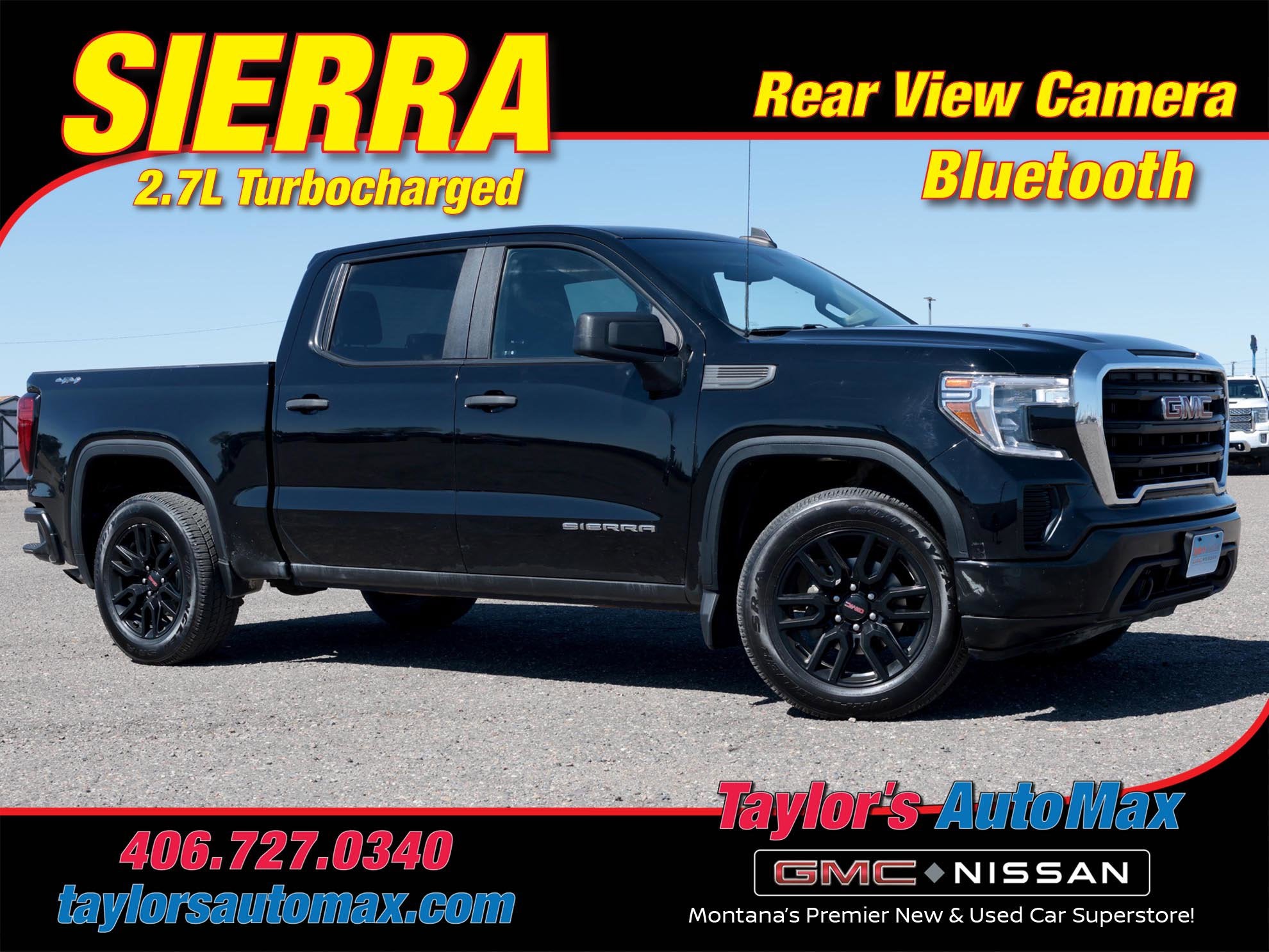 2021 GMC Sierra 1500 Base in Onyx Black — front three-quarter view