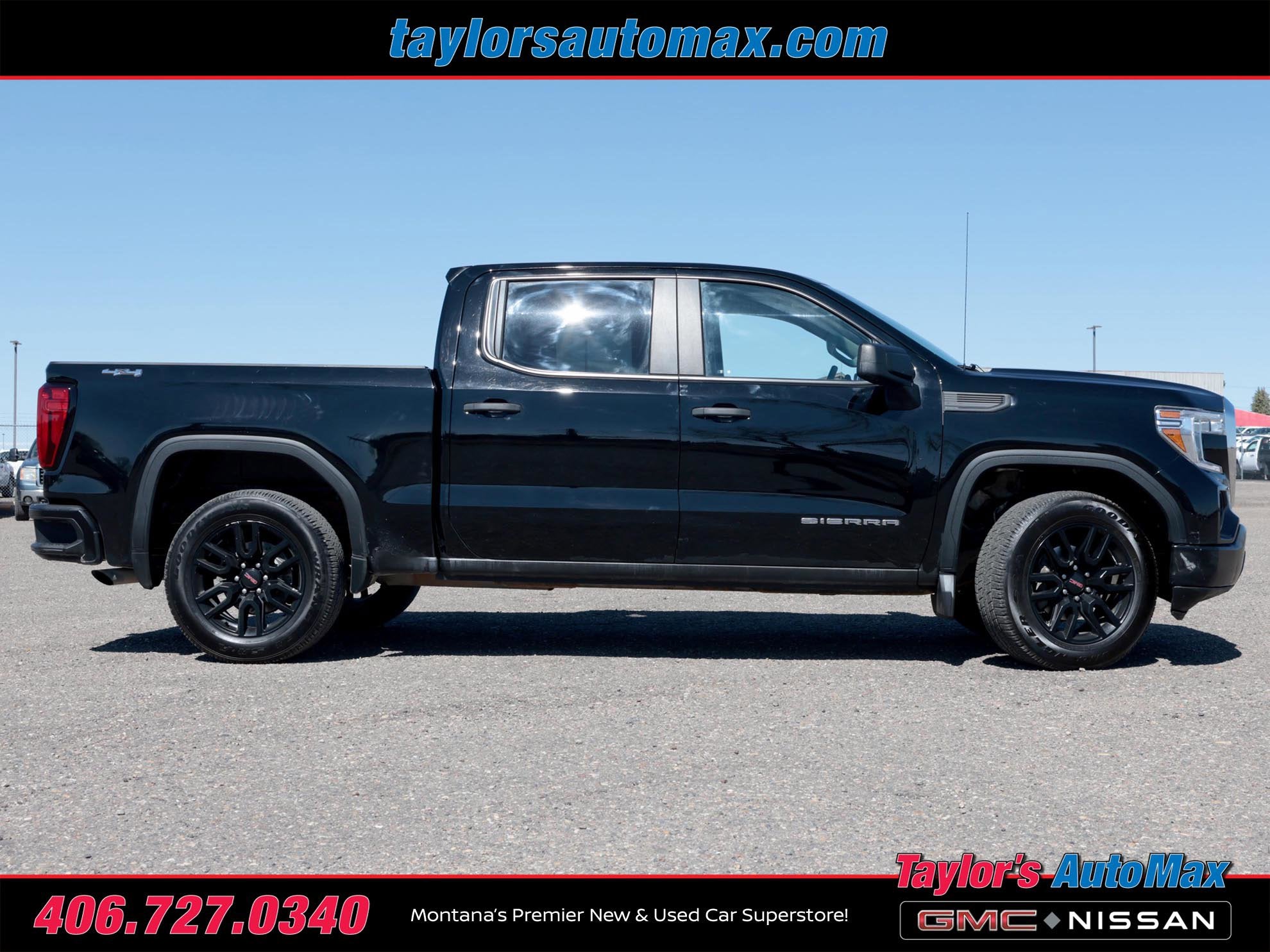 2021 GMC Sierra 1500 — rear three-quarter view