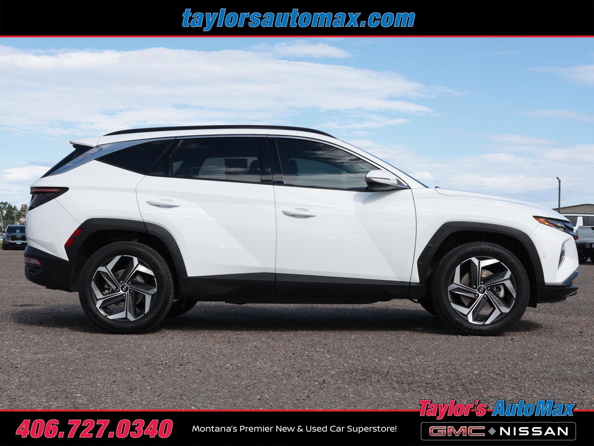 2023 Hyundai Tucson — rear three-quarter view